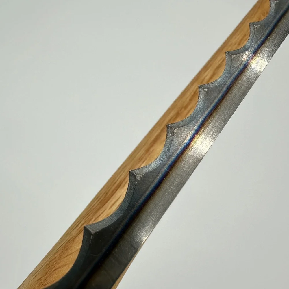 Handcrafted Appalachian Bow Saw Oak Wood High Carbon Steel sourdough Bread Knife
